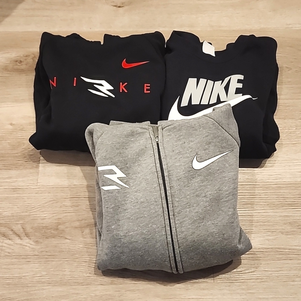 Boys Nike Sweatshirt and Hoodie Bundle Sz 10/12